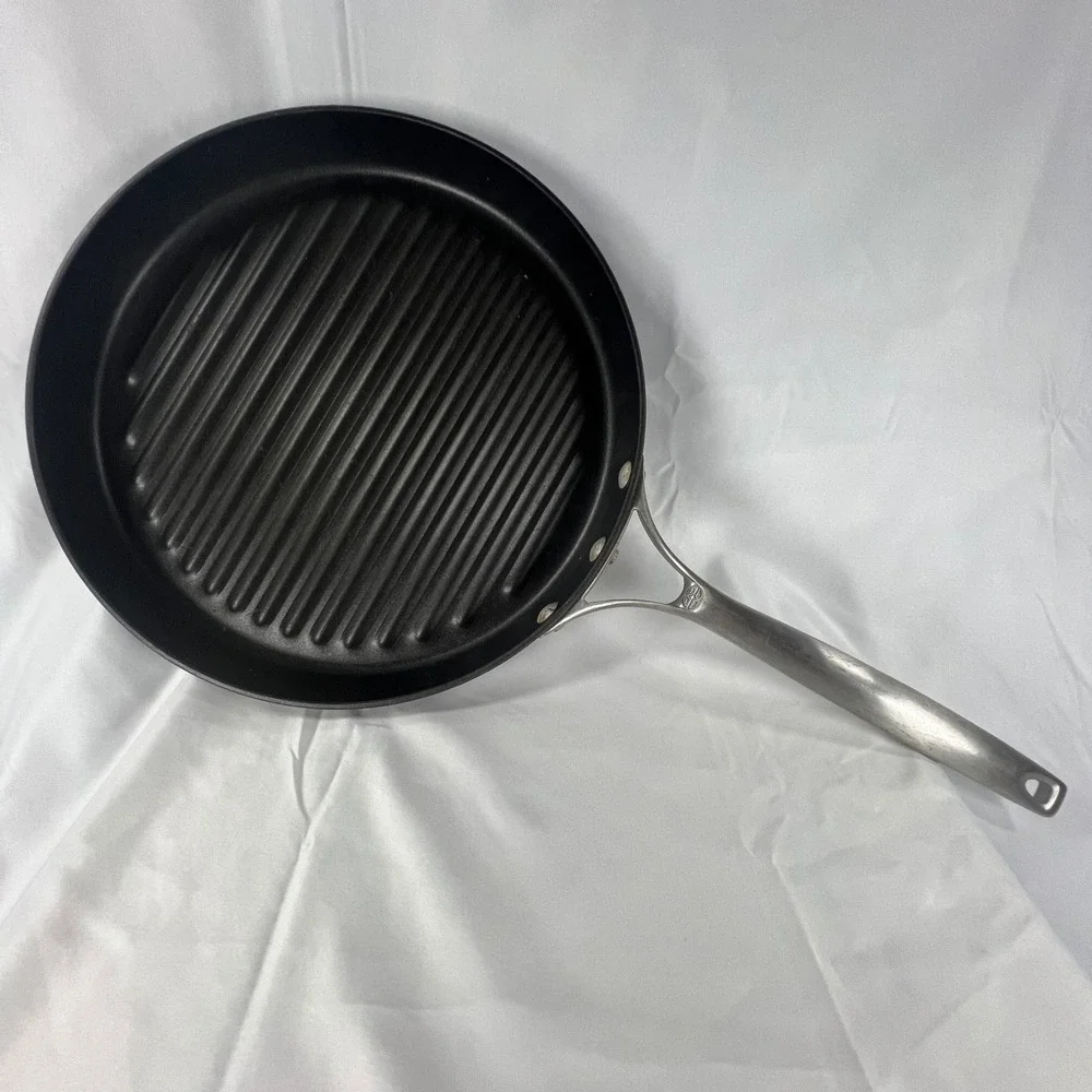 Calphalon Contemporary Nonstick 12 Inch Round Grill Pan Black Aluminum